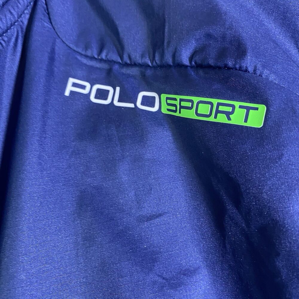 RALPH LAUREN POLO SPORT PERFORMANCE HYBRID JACKET BLUE MENS MEDIUM GOLF - Picture 8 of 14
